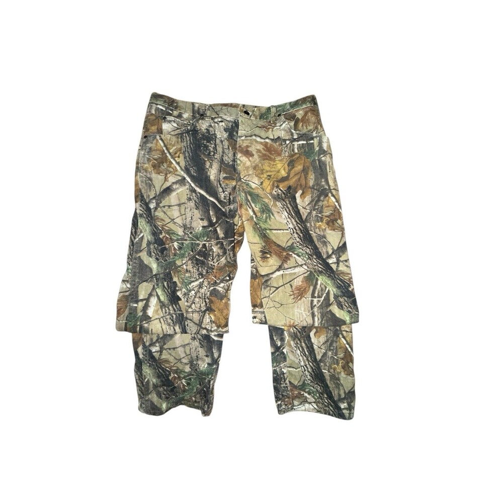 Vintage Mens Hunter Wrangler Realtree Camo  Pants Size 38x30 ProGear Hunting Y2K